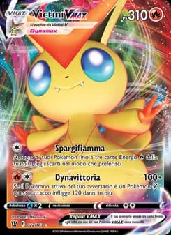 Victini VMAX card in Italian