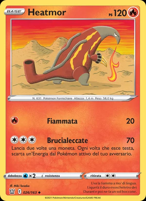 Heatmor card in Italian