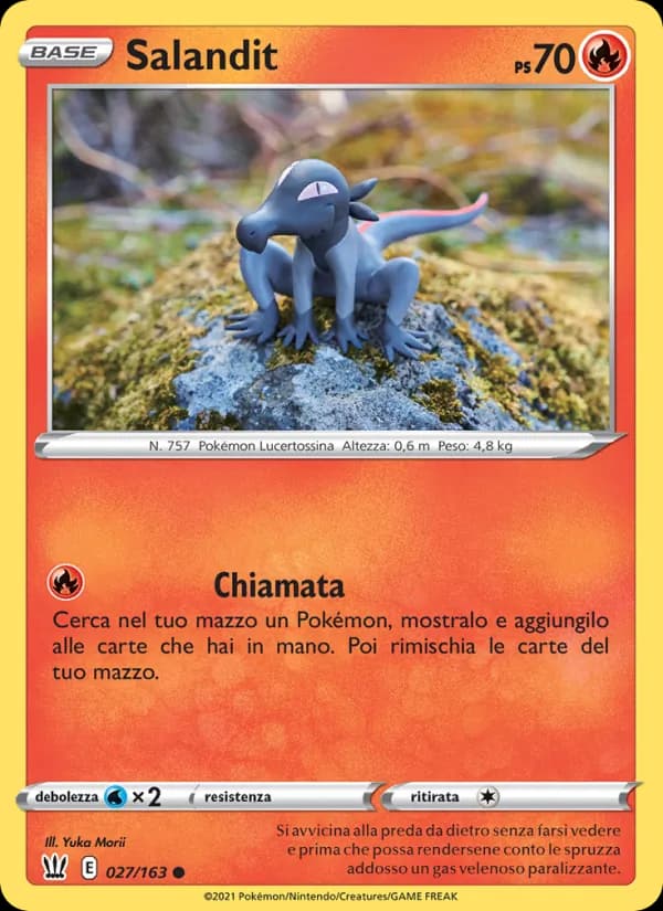 Salandit card in Italian