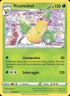 Victreebel card in Italian