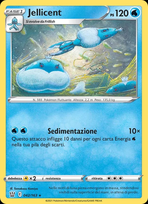 Jellicent card in Italian