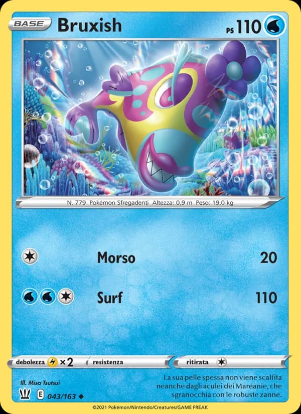 Bruxish card in Italian