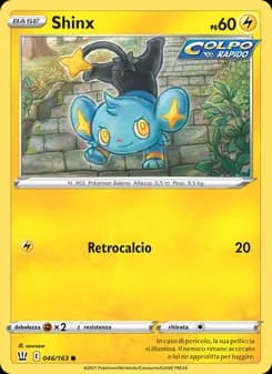 Shinx card in Italian