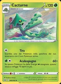 Cacturne card in Italian
