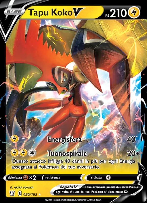Tapu Koko V card in Italian