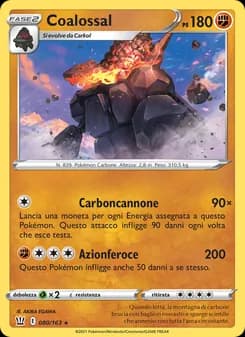 Coalossal card in Italian
