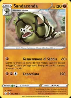 Sandaconda card in Italian