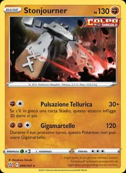 Stonjourner card in Italian