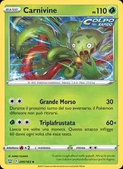 Carnivine card in Italian