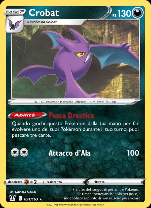 Crobat card in Italian