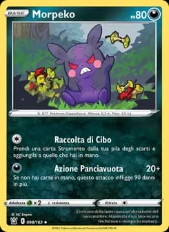 Morpeko card in Italian