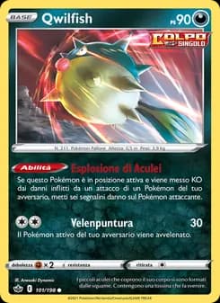 Qwilfish card in Italian
