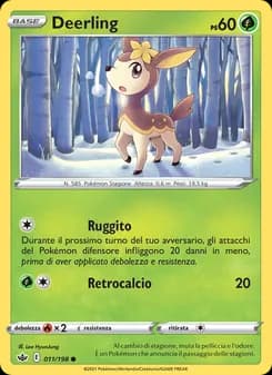 Deerling card in Italian