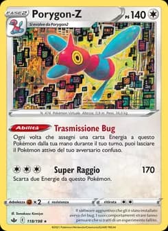 Porygon-Z card in Italian