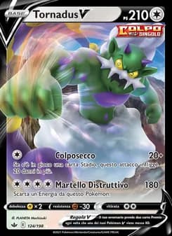 Tornadus V card in Italian