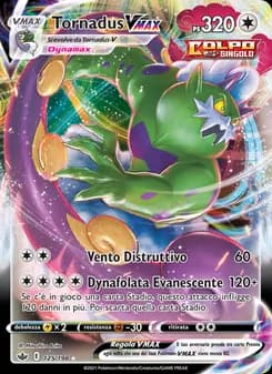 Tornadus VMAX card in Italian