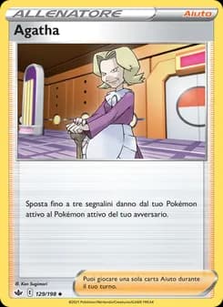 Agatha card in Italian
