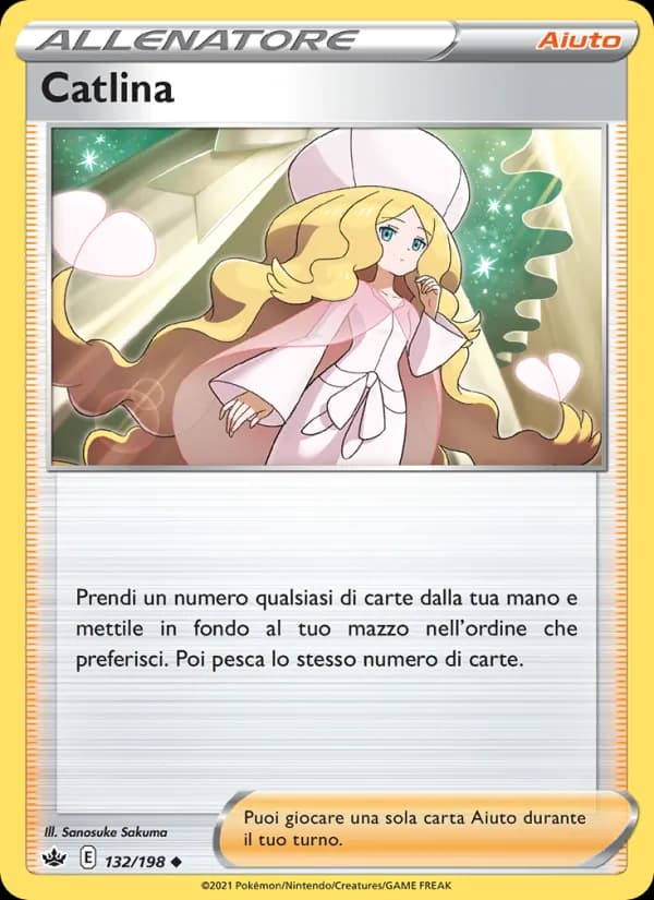 Catlina card in Italian