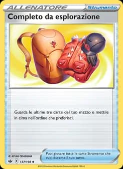 Completo da esplorazione card in Italian