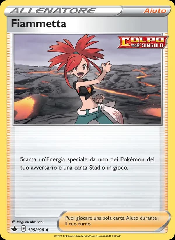 Fiammetta card in Italian