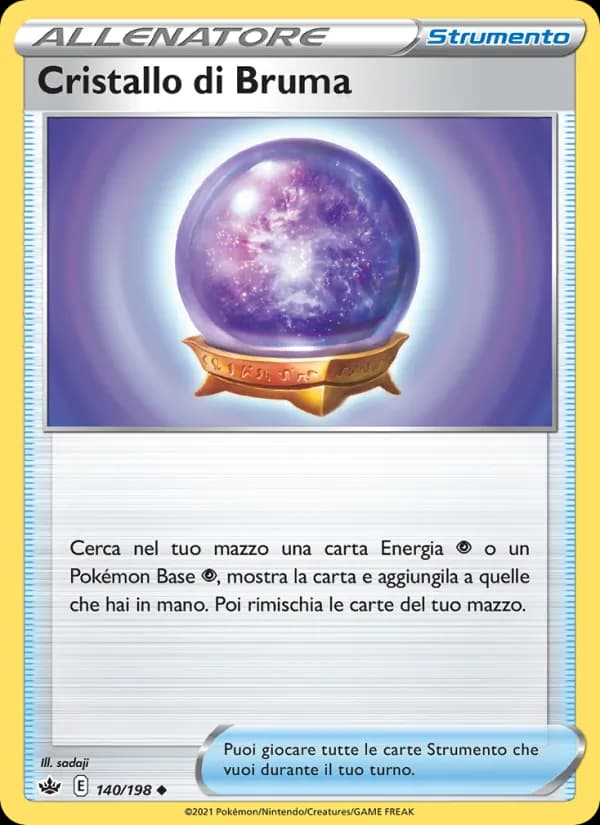 Cristallo di Bruma card in Italian