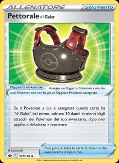 Pettorale di Galar card in Italian