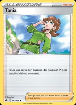 Tania card in Italian