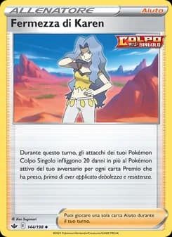 Fermezza di Karen card in Italian