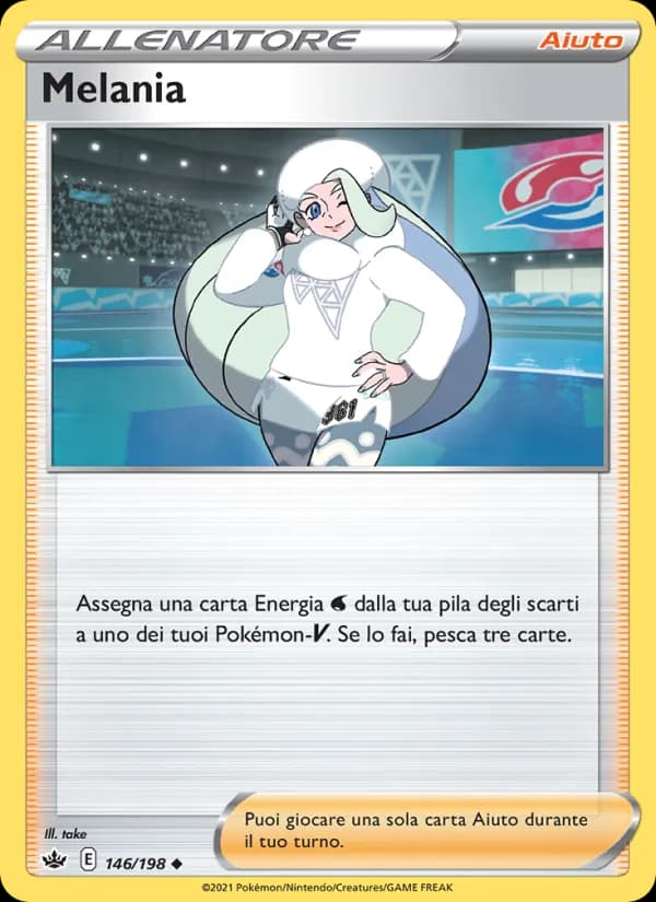 Melania card in Italian