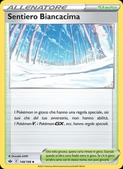Sentiero Biancacima card in Italian