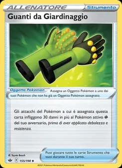 Guanti da Giardinaggio card in Italian