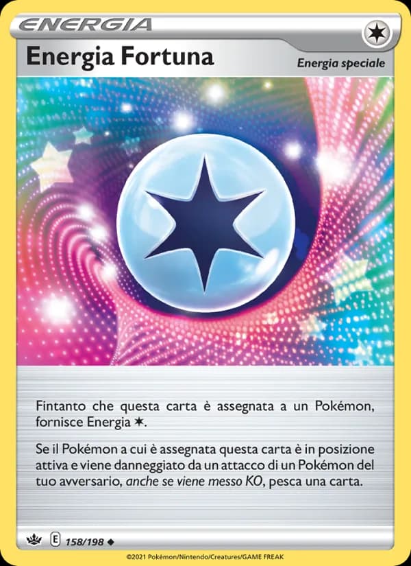 Energia Fortuna card in Italian