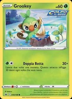 Grookey card in Italian
