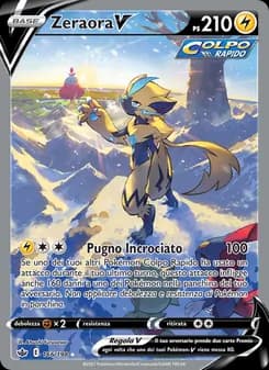 Zeraora V card in Italian