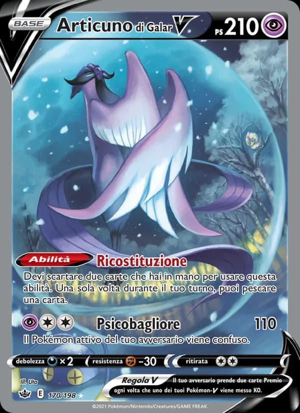 Articuno di Galar V card in Italian