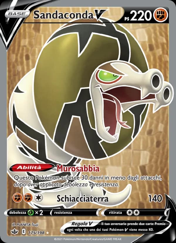 Sandaconda V card in Italian