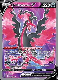 Moltres di Galar V card in Italian