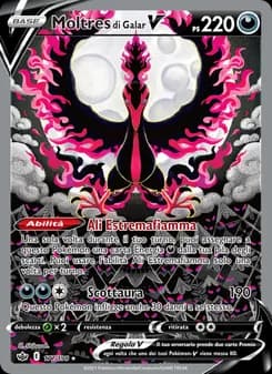 Moltres di Galar V card in Italian