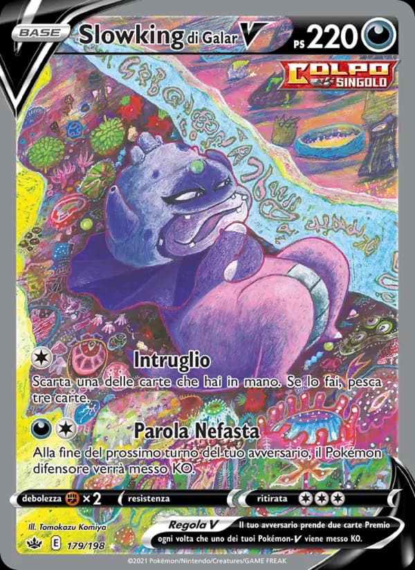 Slowking di Galar V card in Italian