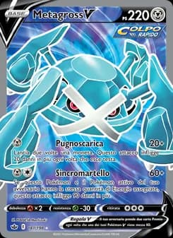 Metagross V card in Italian