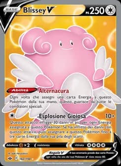Blissey V card in Italian