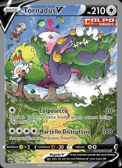 Tornadus V card in Italian