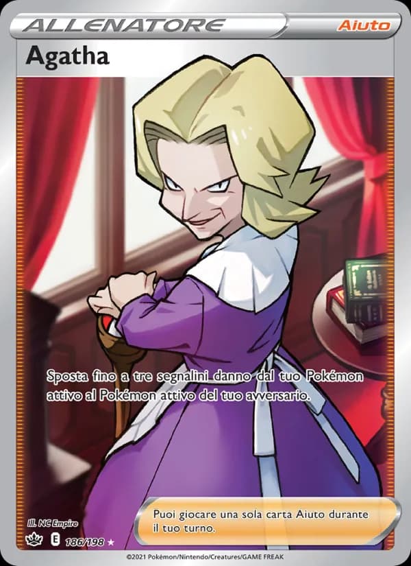 Agatha card in Italian