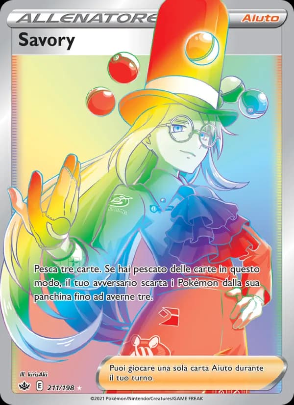 Savory card in Italian