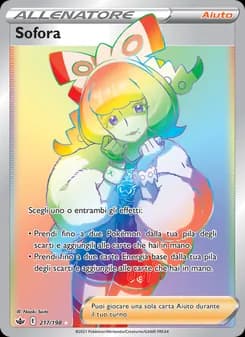 Sofora card in Italian