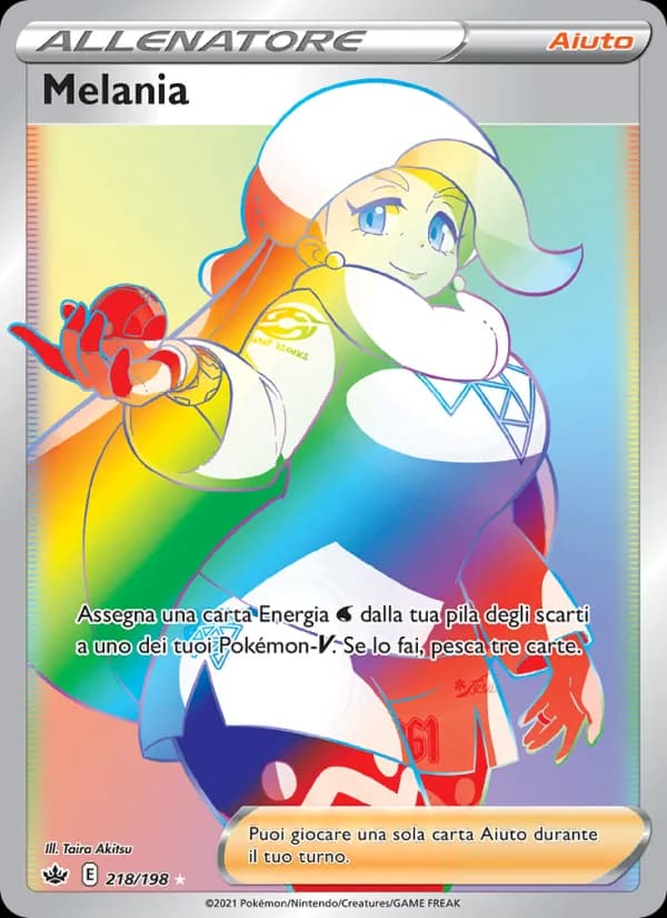 Melania card in Italian