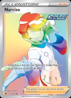 Narciso card in Italian