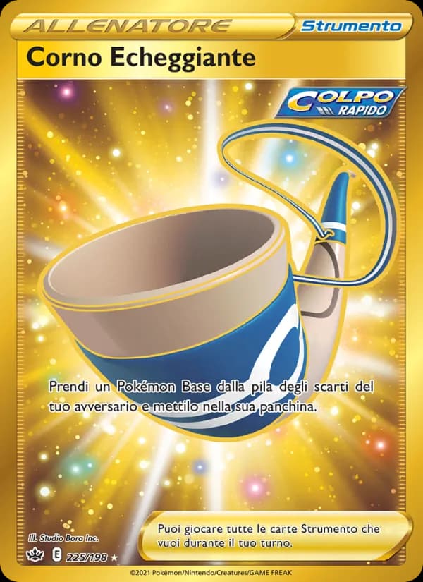 Corno Echeggiante card in Italian
