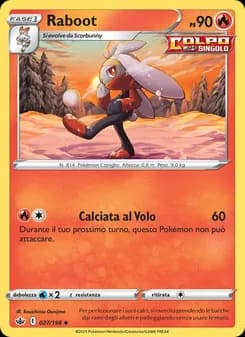 Raboot card in Italian