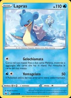 Lapras card in Italian